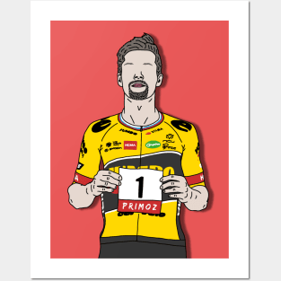 Primoz Roglic La Vuelta 2022 - Number One Posters and Art